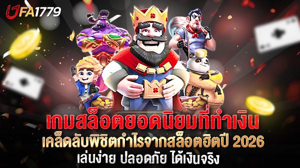บทความ เกมสล็อตยอดนิยมที่ทำเงิน เคล็ดลับพิชิตกำไรจากสล็อตฮิตปี 2026